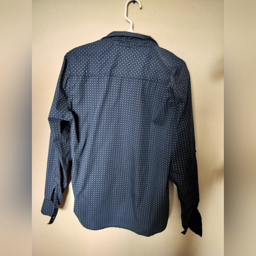 Men's eighty eight platinum shirt button down long sleeve size XL printed - Picture 4 of 4